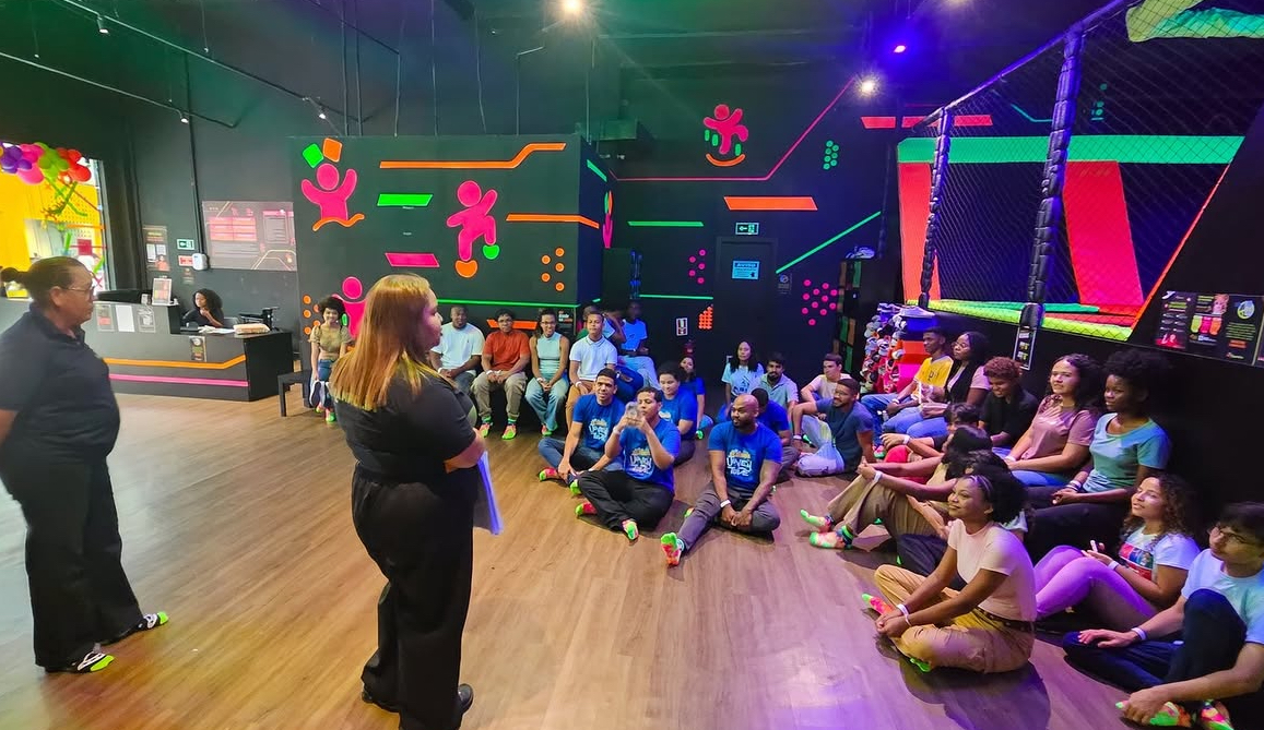Integração cultural e lazer marcam ação da Secretaria de Juventude em parceria com a Villa Trampolim