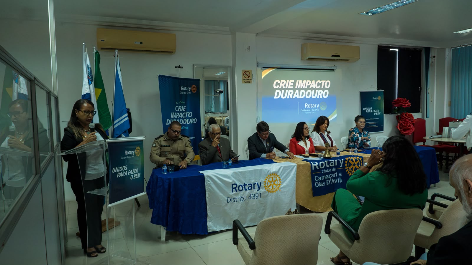 Juranildes Araújo assume segundo mandato na presidência do Rotary Club de Camaçari e Dias d’Ávila