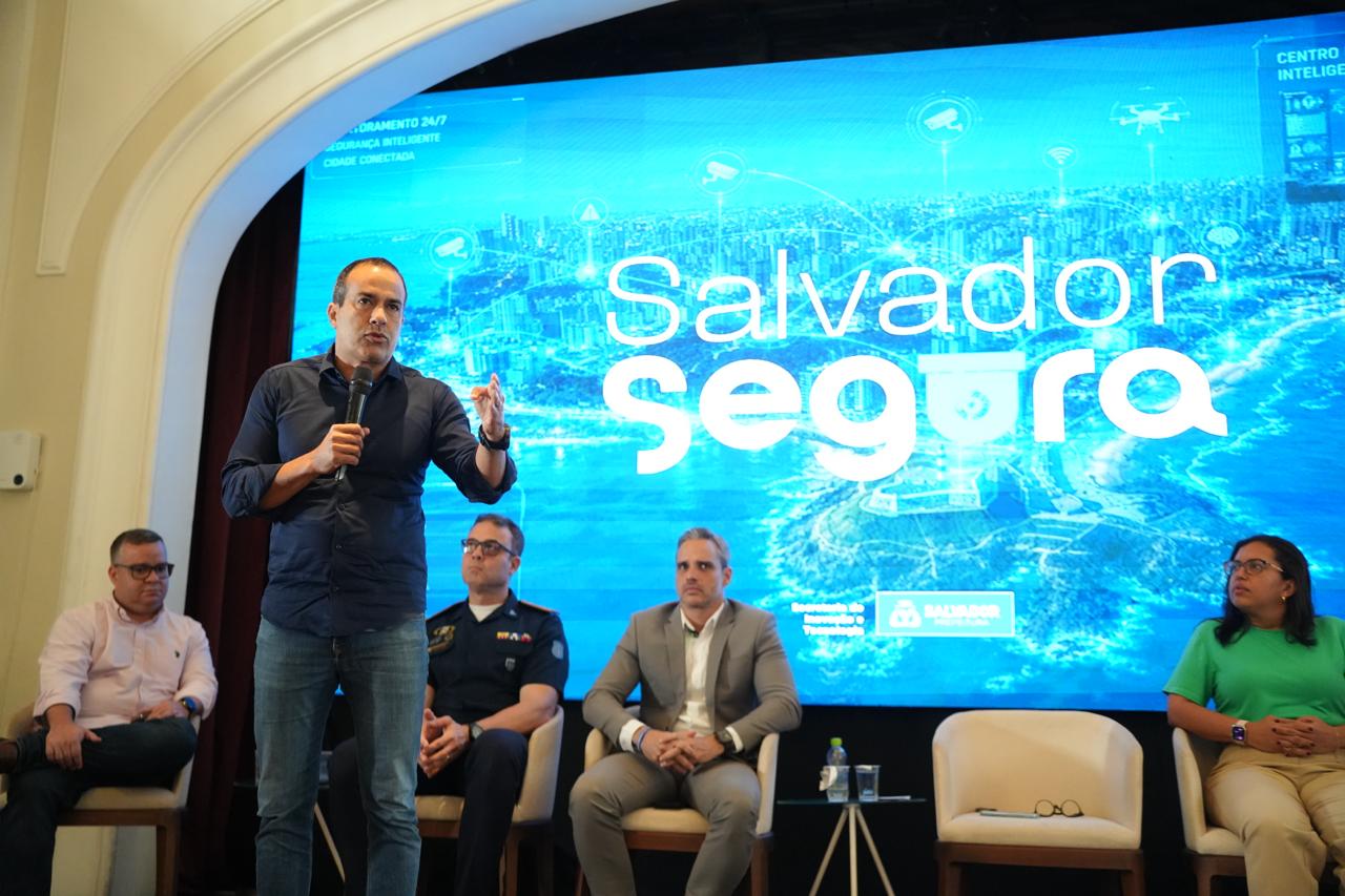 Salvador Segura: Prefeitura lança projeto que prevê uso de 10 mil câmeras e Inteligência Artificial para prevenção e combate à violência