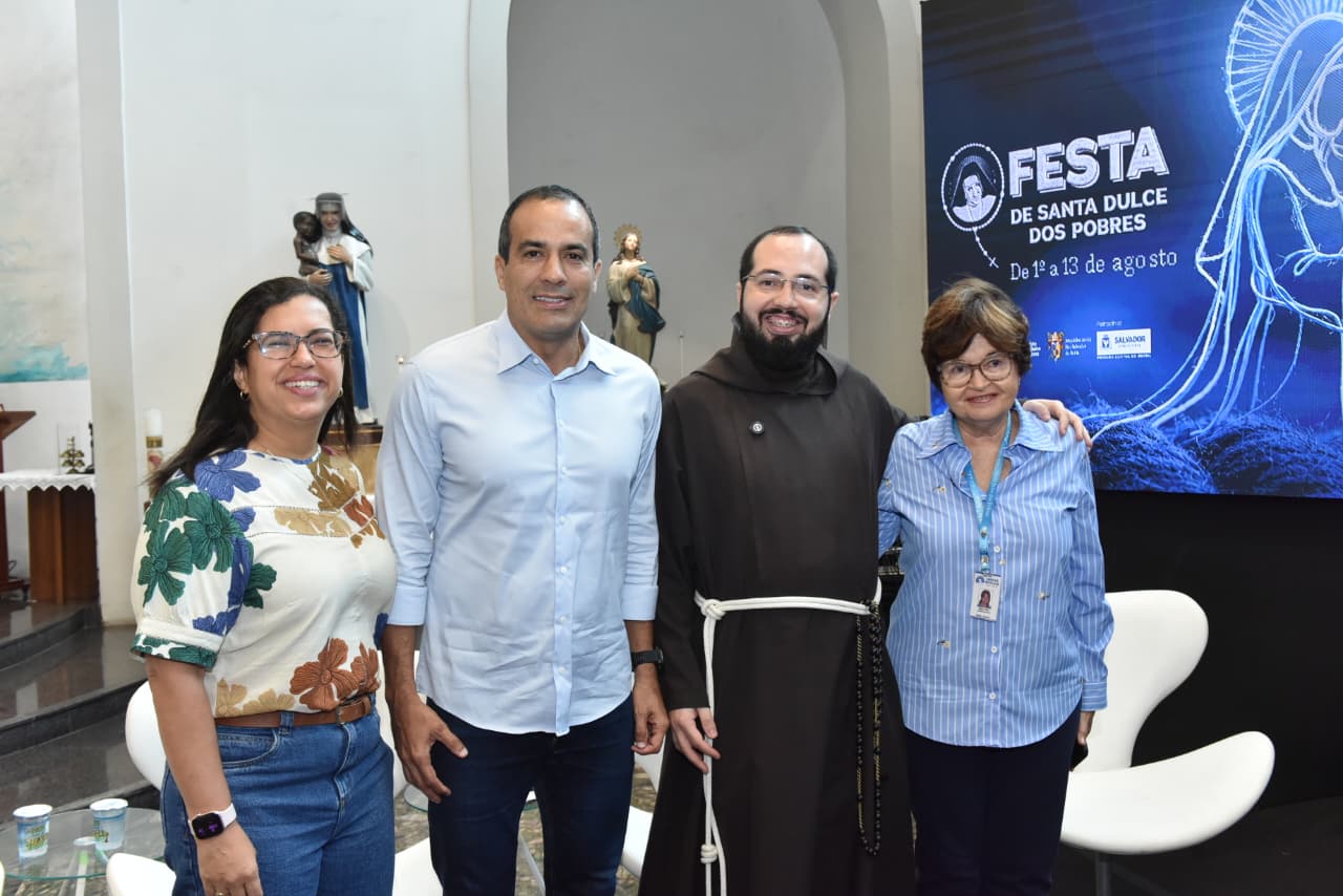 Prefeitura apresenta programação da Festa de Santa Dulce dos Pobres e anuncia novos projetos para fortalecer parceria