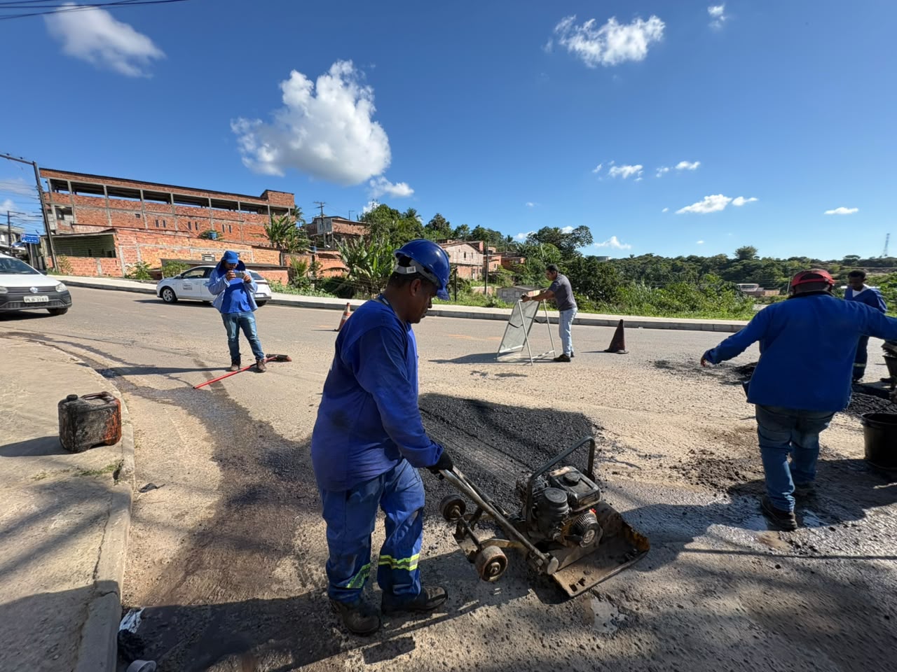 Prefeitura intensifica Operação Tapa-Buracos na Avenida Washington Luís