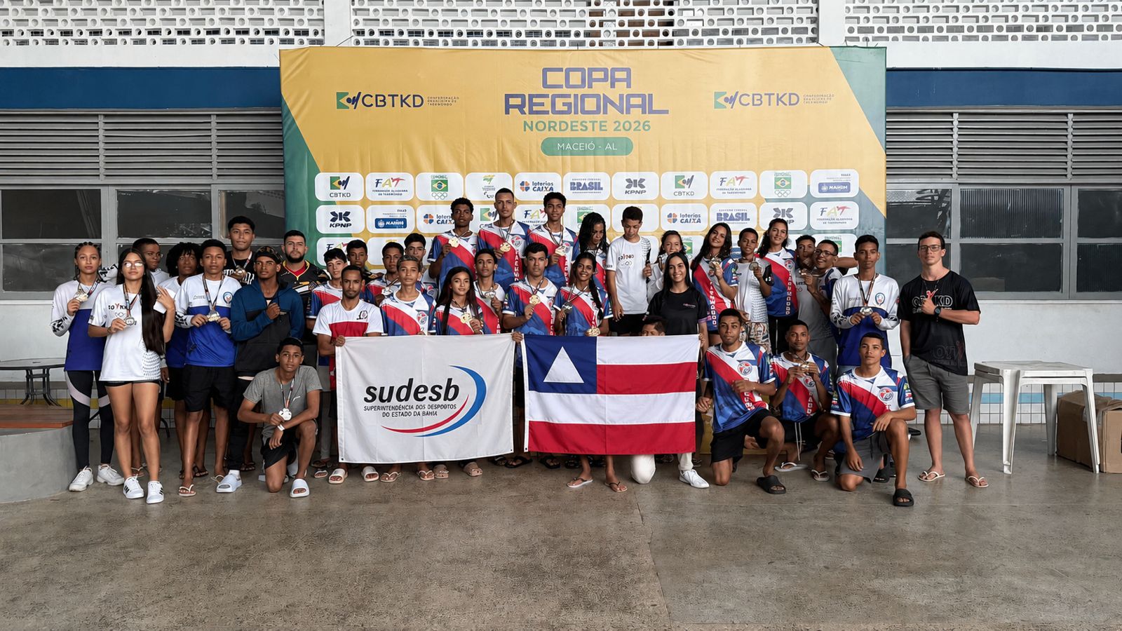 Entre ouros, pratas e bronzes: Bahia fecha Regional Nordeste de Taekwondo com 35 medalhas