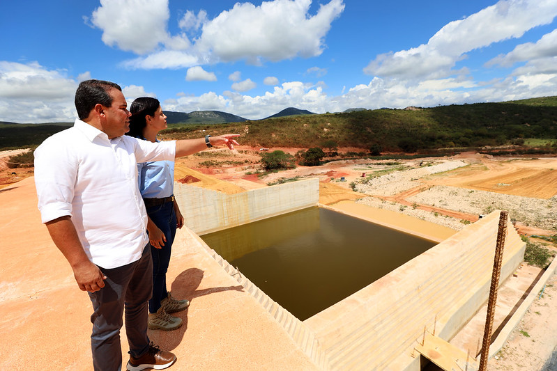 Com obra da Barragem de Baraúnas na reta final, Governo do Estado reforça segurança hídrica na Chapada Diamantina