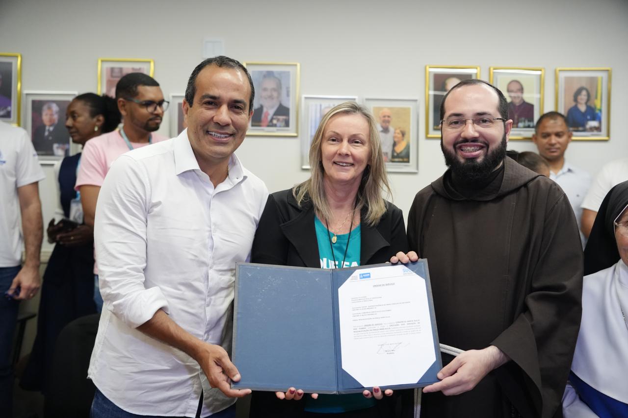 Prefeitura autoriza construção da nova Praça Santa Dulce com investimento de R$ 27 milhões