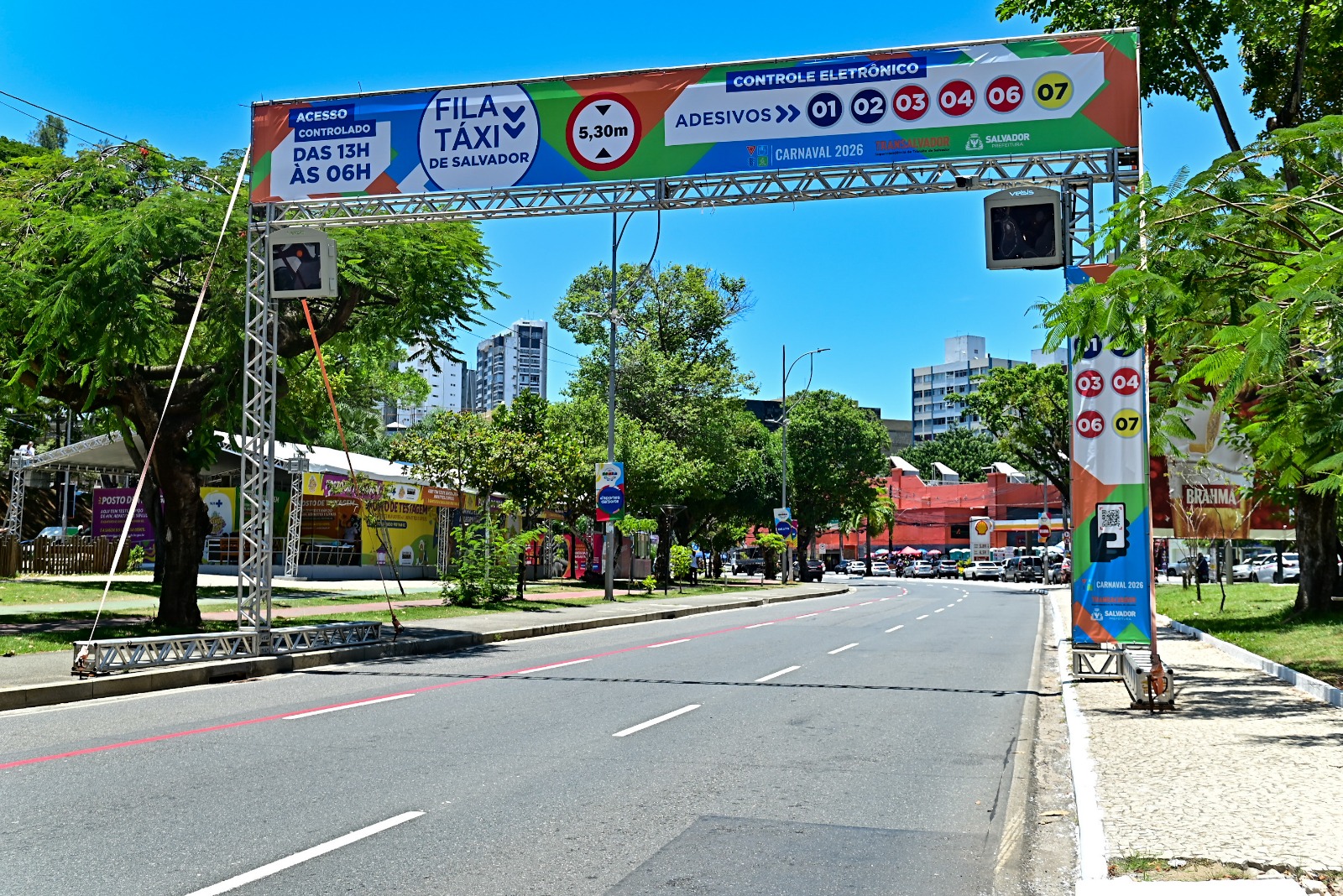 Carnaval 2026: portais de controle de acesso de veículo começam a funcionar a partir desta quinta-feira (12)